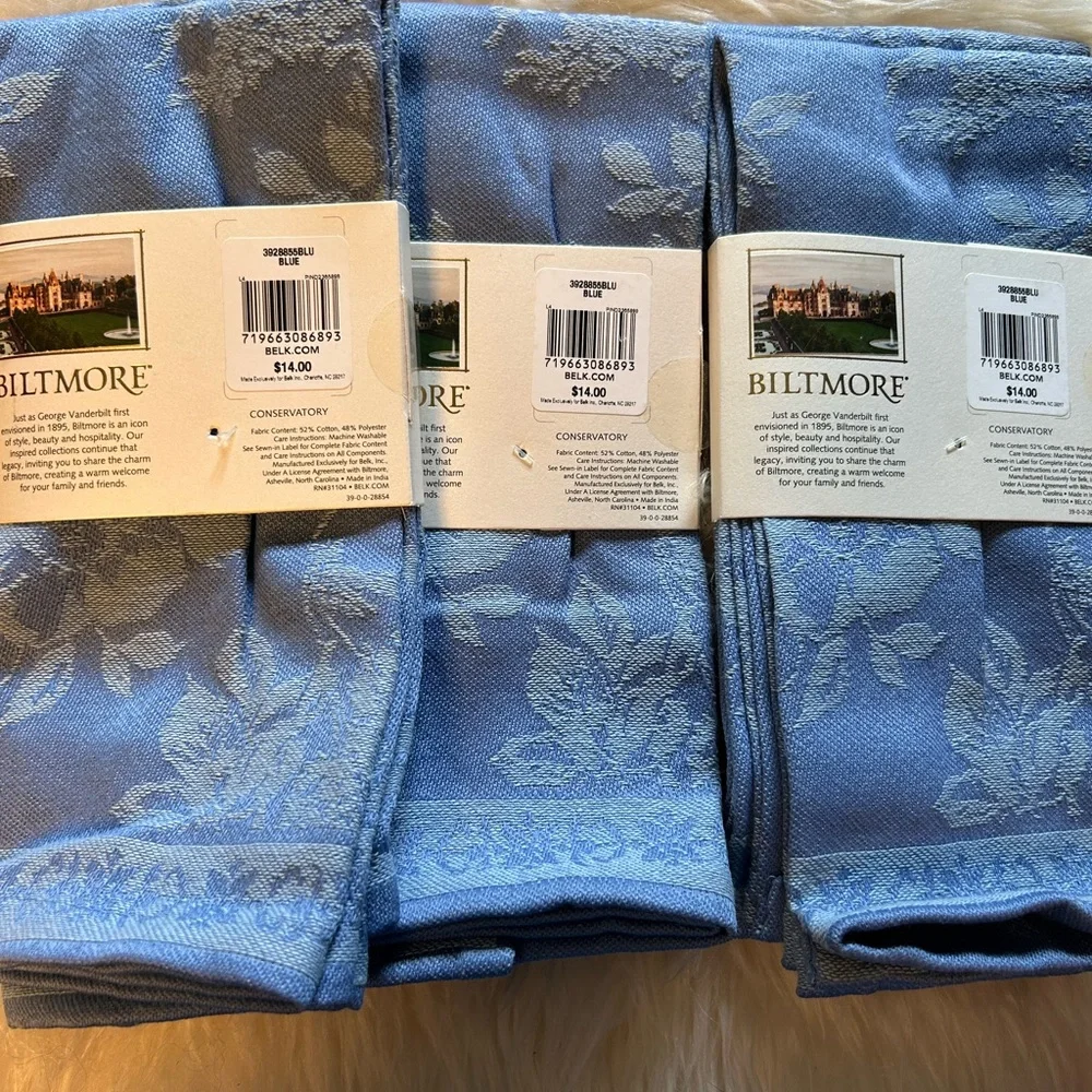 Blue Napkins